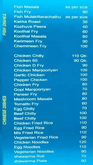 Hotel Thanima menu 3