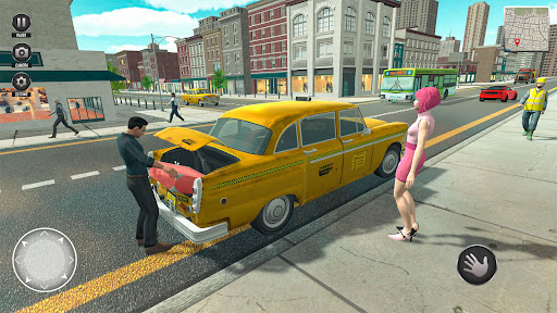 Screenshot Grand Taxi Driving 3D Game