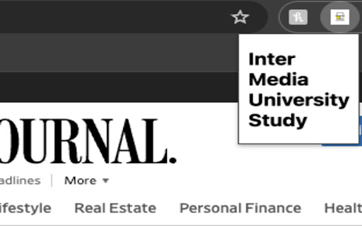 Inter-University Media Study