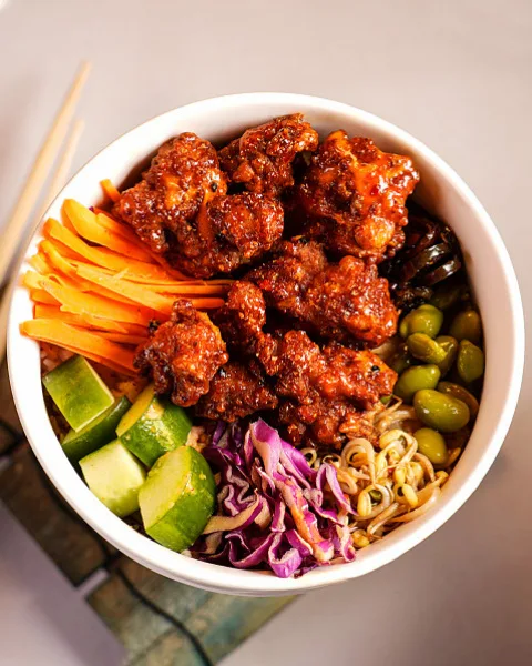 Korean Fried Chicken Poke