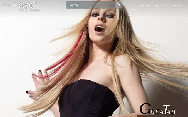 Avril Lavigne Wallpapers Theme Greatab