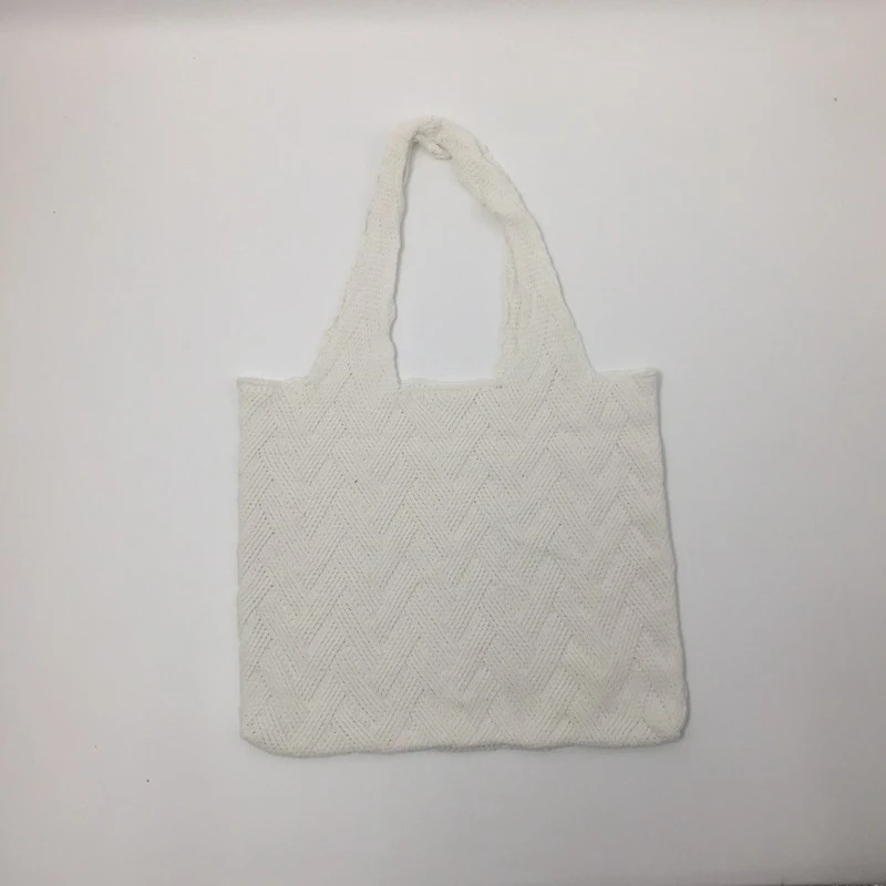Title 6, Knitted Casual Large Capacity Single Shoulder Bag