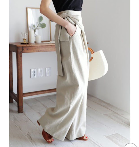 Title 6, Pure color lace-up casual trousers. Experience ...