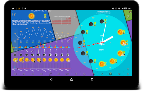 eWeather HD - weather, hurricanes, alerts, radar Screenshot