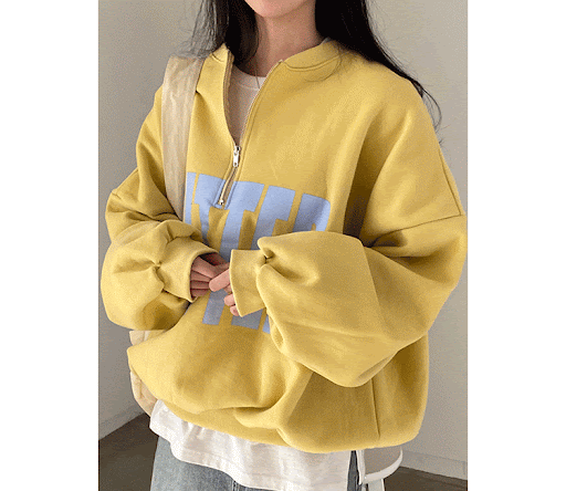 Title 17, Contrast Color Letter Print Design Loose All-ma...