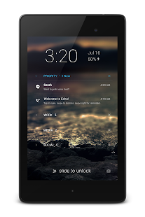 Echo Lock-Screen Screenshot