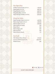 Royal Treat menu 2