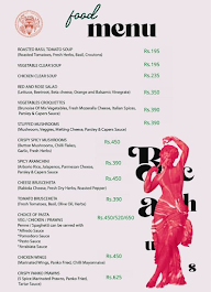 Bacchus Bar & Kitchen menu 2