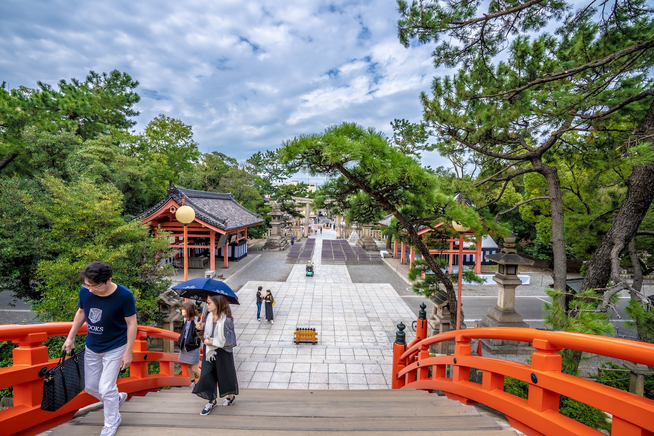 Sumiyoshi Taisha Shrine main sanctuary5