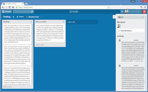 Trello Encryption