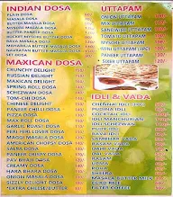 Idli Anna & Thirsty Cane menu 1