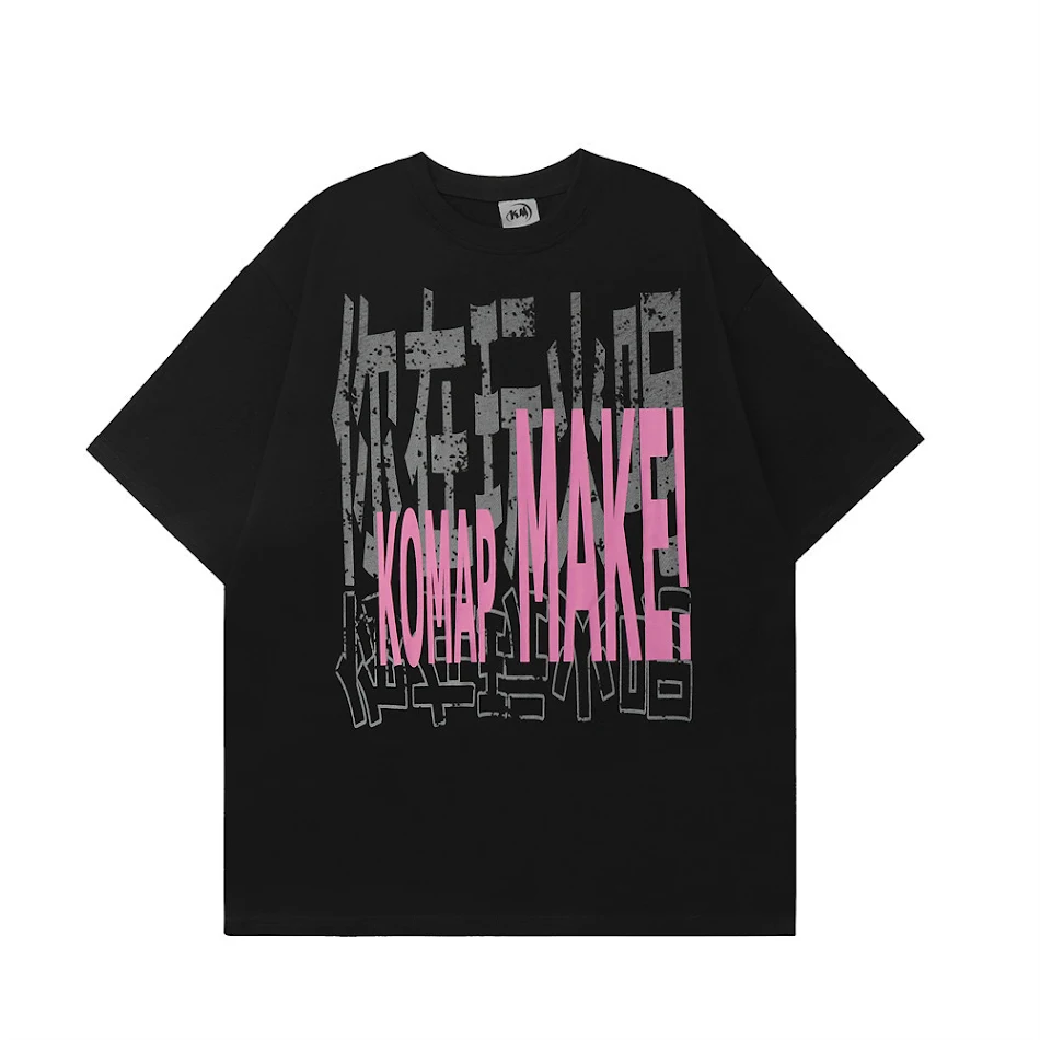 Men's American-style Printed Short-sleeved T-shirt. Enjoy comfortable, casual style for everyday wear. Perfect for a rel