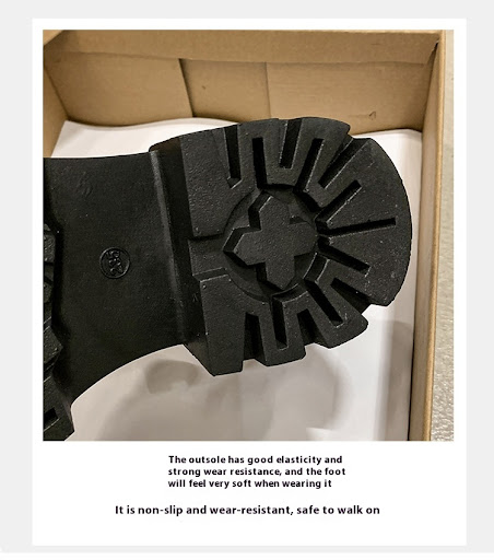 Title 18, Autumn New Slip-on Round Head Thick Bottom Heig...