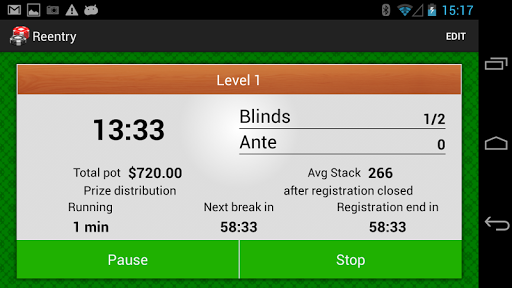 Screenshot Poker Timer