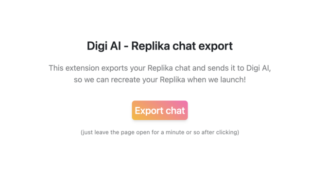 Replika Chat Export (Digi AI) Preview image 0