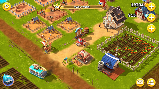Télécharger Gratuit Happy Town Farm: Jeux de Ferme APK MOD (Astuce) screenshots 6