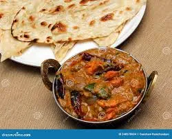 Kadai Chicken With 4 Tawa Roti