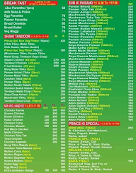 Prince Ki Rasoi menu 2