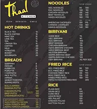 Thaal Kitchen menu 2