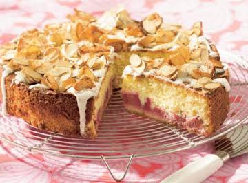 Almond Rhubarb Cake