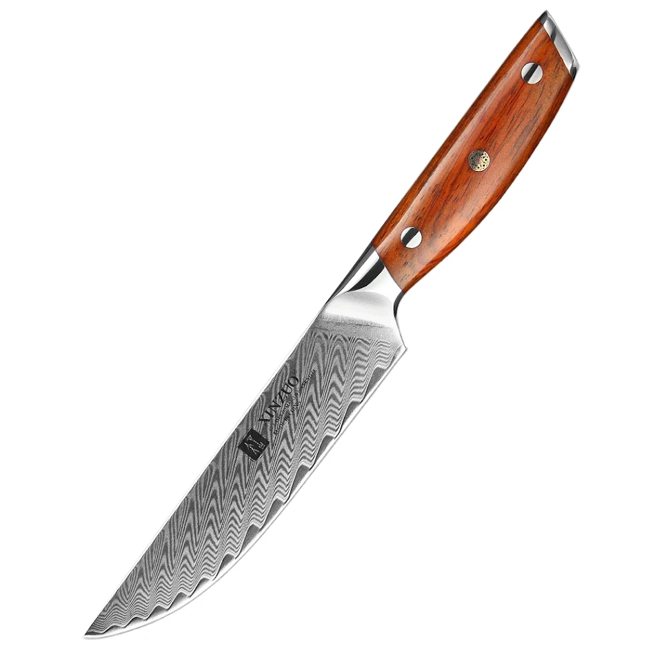 Damascus Steel Knife Professional Steak Knife Set Western Main Dinner Knife Enjoy Perfect Cuts with These Premium Knives