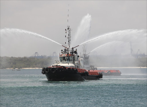 Kenya Ports Authority tugboats during the commissioning of Kenya’s RV Mtafiti vessel in Mombas at a past event.