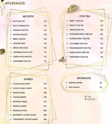 Ghrelin Cafe & Patisserie menu 