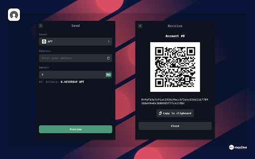 Omega Wallet - Aptos, SUI, EVM-based