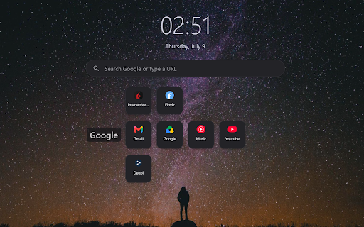 Custom home page screenshot 2