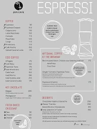 Zen Cafe menu 2