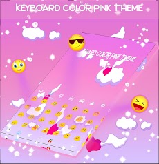 Keyboard Color Pink Themeのおすすめ画像1