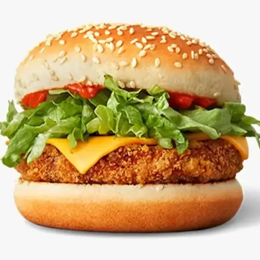 Crispy Paneer Patty Burger