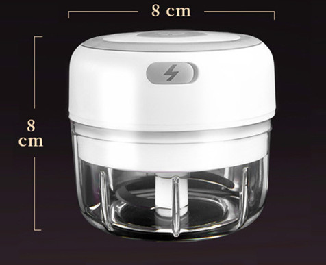 Title 6, Mini Wireless Electric Garlic Masher, Garlic Pr...