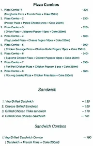 Burger And Pizza Corner menu 2