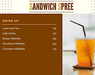 Sandwich Spree menu 1