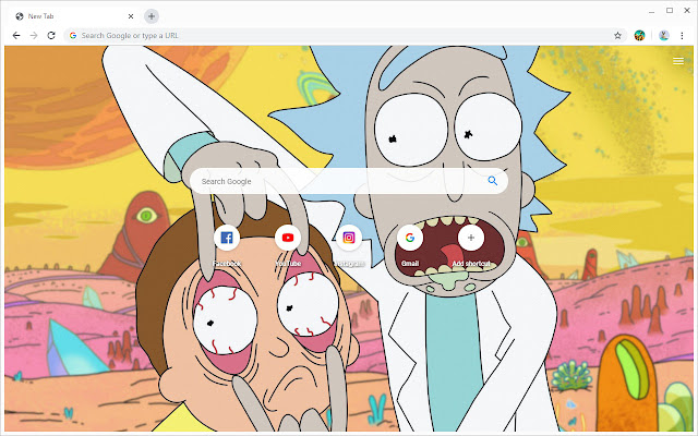 Rick and Morty Wallpapers New Tab