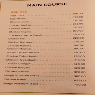 Hotel Bhavya Garden Restaurant menu 2