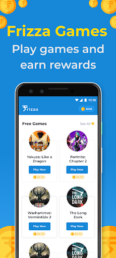 Screenshot Money earning app Frizza