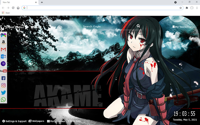 Akame ga Kill! New Tab HD Wallpapers