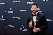 Lionel Messi attends the Winners Walk during the 2023 Laureus World Sport Awards Paris on May 08, 2023 in Paris, France. 