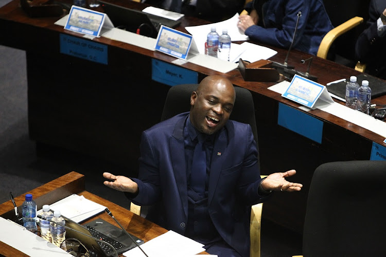 Solly Msimanga ahead of the motion of no confidence tabled before the speaker of council to remove him as the mayor of Tshwane on August 30 2018.