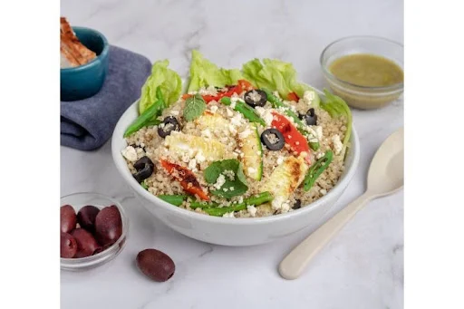 Greek Quinoa N Feta Cheese Salad