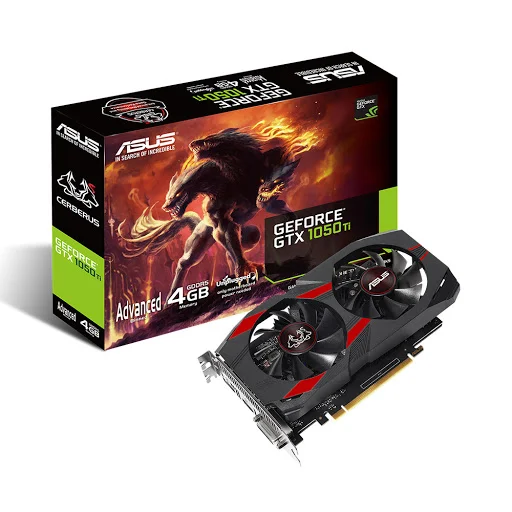 Card màn hình ASUS GeForce GTX 1050Ti 4GB GDDR5 Cerberus