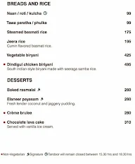 Kovai Kitchen - Fairfield By Marriott menu 1