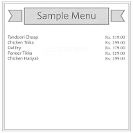 The Curry Project menu 4