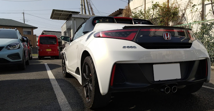 S660のコロナウイルスに負けるな・洗車・TRG前準備に関するカスタム事例の投稿画像2枚目