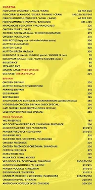 Sindhoora Chairmen's Barbeque, Kanakapura menu 3