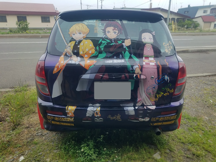 ストーリアのストーリアx4・痛車・自作ステッカーに関するカスタム事例の投稿画像4枚目
