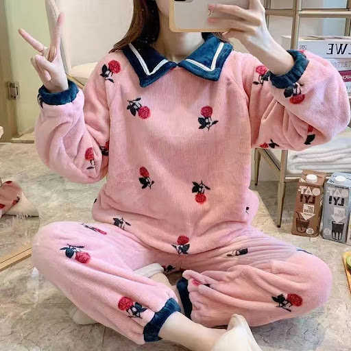 Title 3, Womens Fashion Velvet Padded Cute Flannel Home...