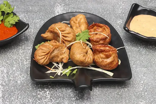 Fried Veg Momos [6 Pieces]